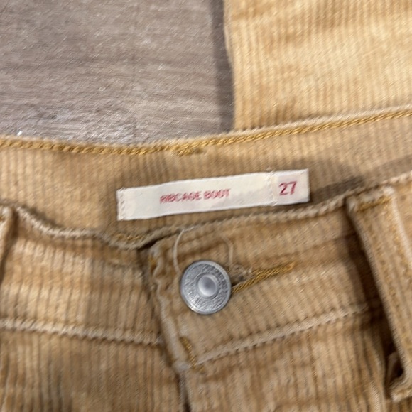 Levi Ribcage Boot Corduroy Pants Size 27 - Picture 5 of 5
